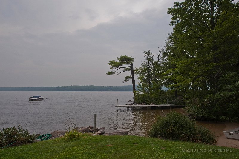 20100805_143756 Nikon D3.jpg - Camp on Ledges Road.   This was Stephen King's home in the 1970s.  Some of his works have been inspired by the surroundings he experienced in Bridgton.  The tree on the right-center is described in which one of his books?